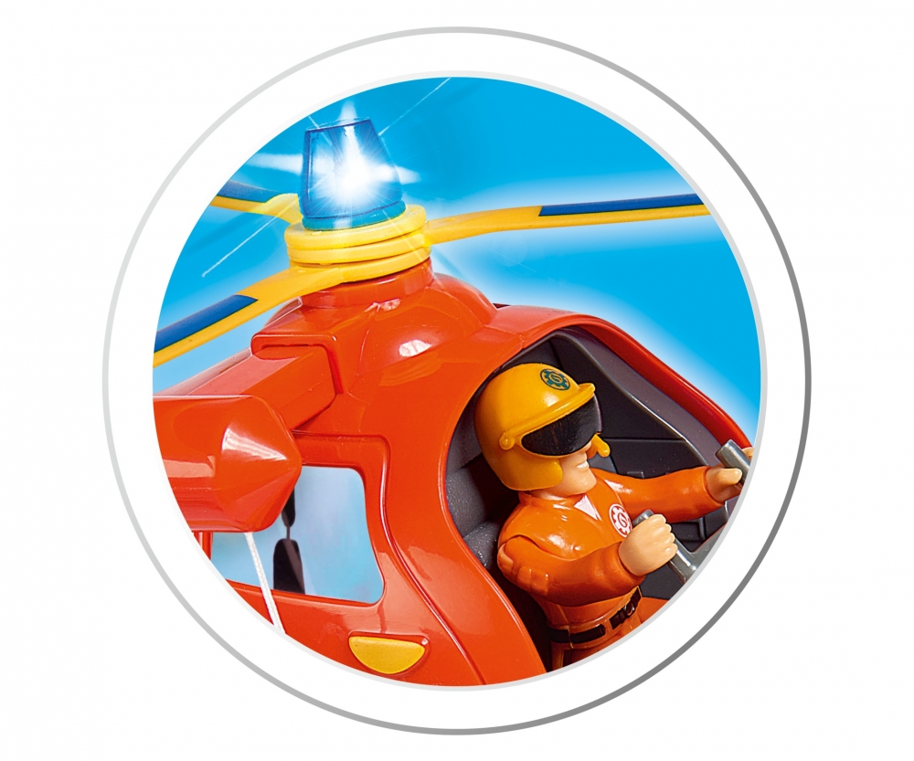 Fireman Sam Hubschrauber Wallaby Mit Figur Fireman Sam Hubschrauber Wallaby Mit Figur