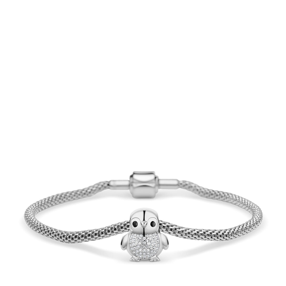Bering PolarPenguinSet-3 Armband, Damen, Silber, Pinguin