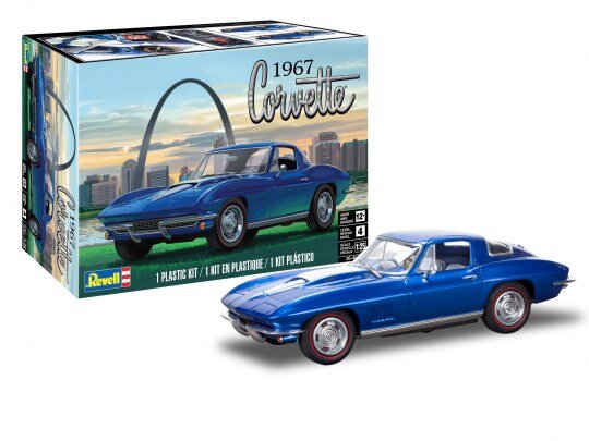 Revell_14517_1967_Corvette®_Coupe_Revell_Modellbausatz, Auto, Coupé, Rad, Sprach, Leichtmetallfelge