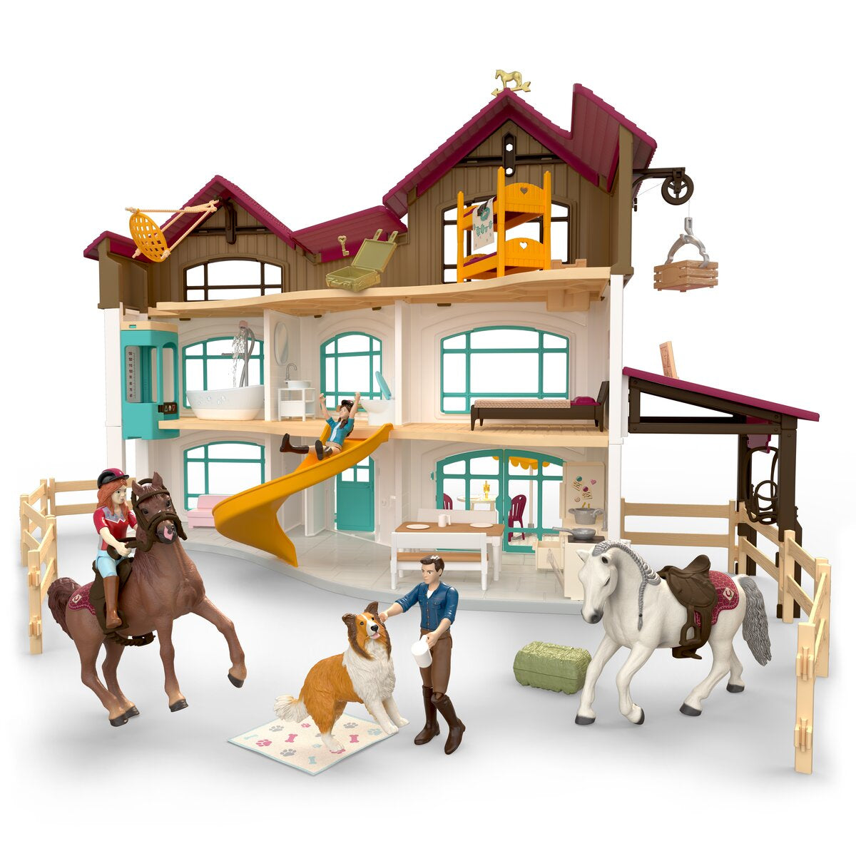 SchleichÂ® Lakeside Villa & Paddock