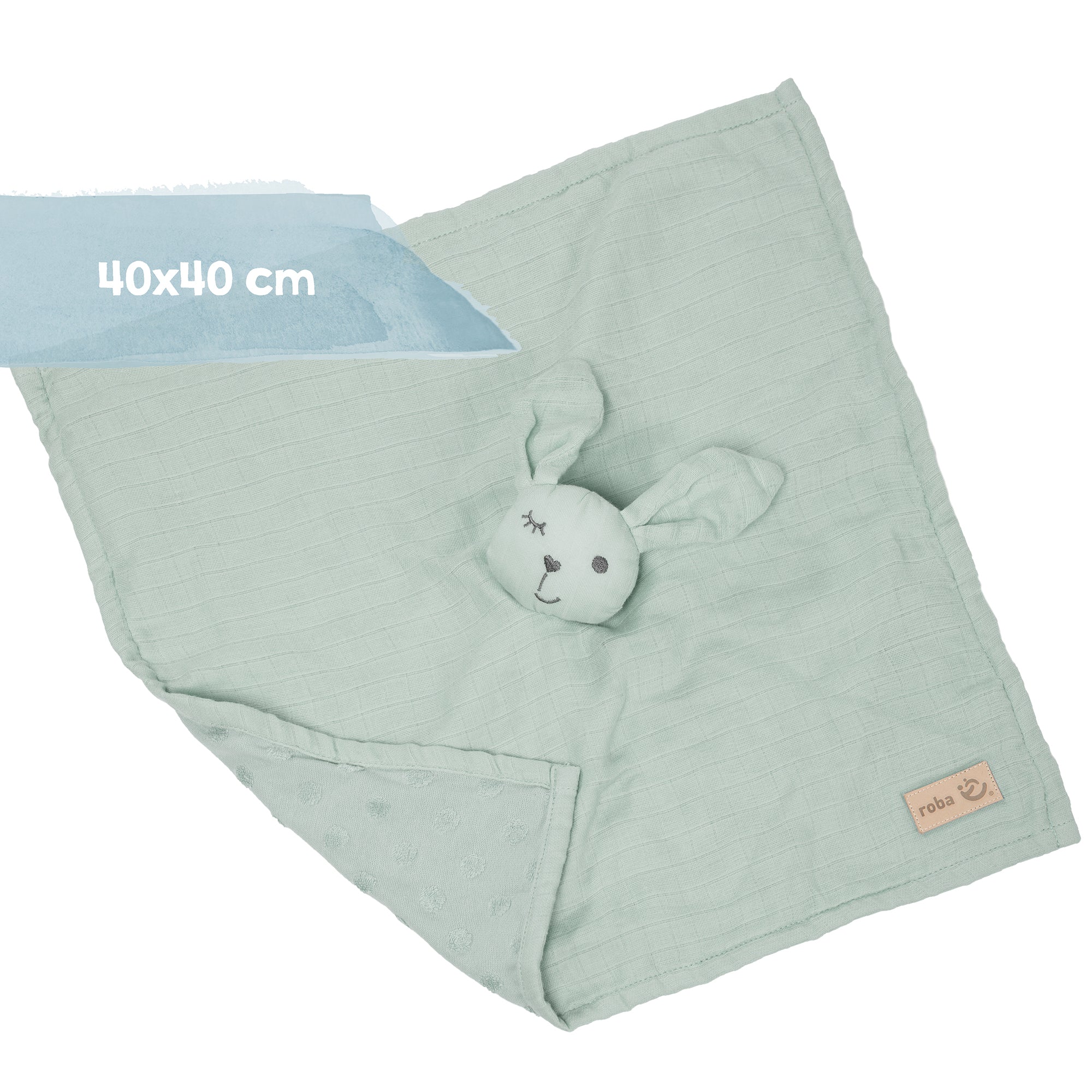 Roba 240S03T3 Geschenkset Baby Kuscheln & Spielen grün frosty green – Heim Textilien - Bild 5 Roba 240S03T3 Geschenkset Baby Kuscheln & Spielen grün frosty green – Heim Textilien - Produktbild 5