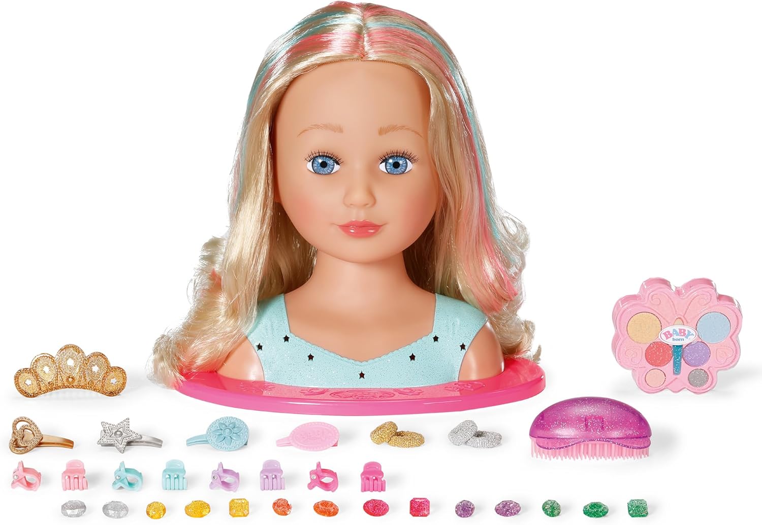 BABY born® Stylingkopf Prinzessin DE Puppe, Spielzeug, Figur, Barbie