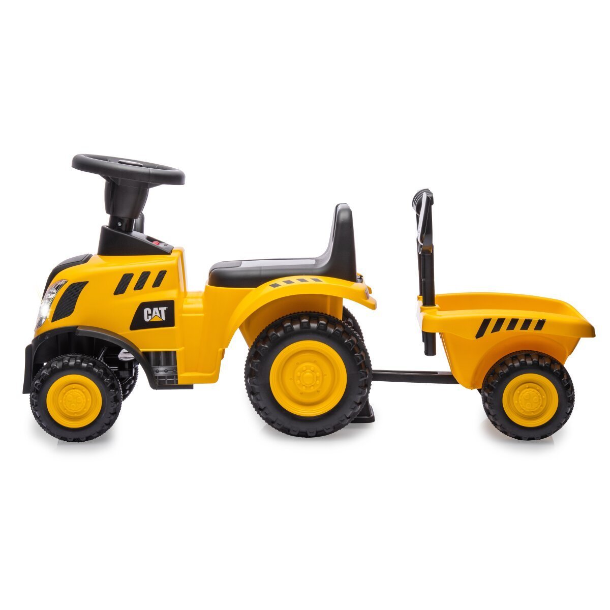 JAMARA Rutscher Caterpillar Traktor mit Anhänger gelb 2in1 ab 12 Monaten JAMARA Rutscher Caterpillar Traktor mit Anhänger gelb 2in1 ab 12 Monaten