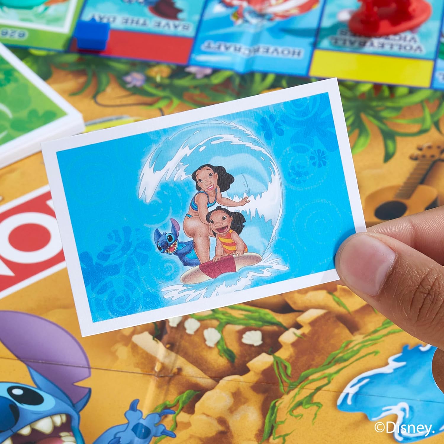 Monopoly Disney Stitch Edition Brettspiel (Deutsch) Monopoly Disney Stitch Edition Brettspiel in deutscher Sprache mit Spielfiguren und thematischem Spielplan