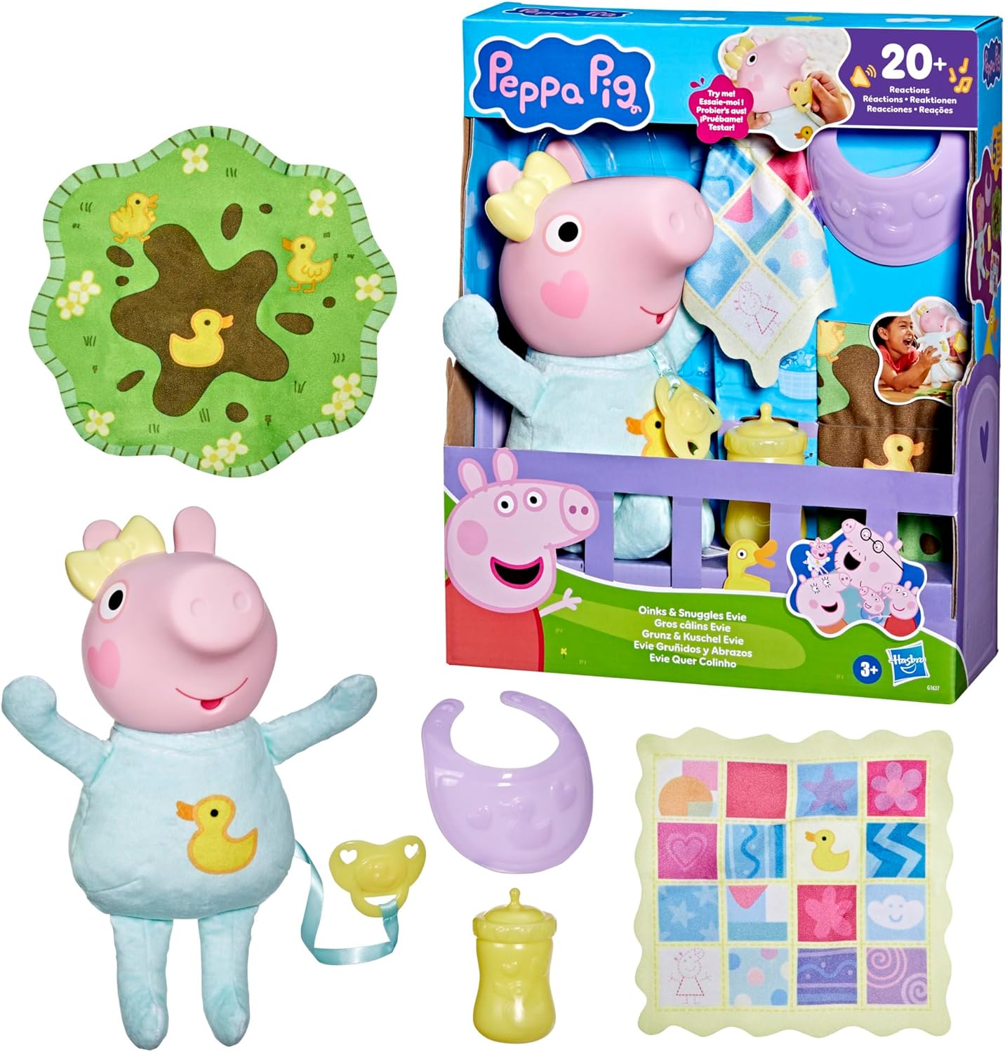 Peppa Pig Oinks And Snuggles Feature Item Plüsch, Spielzeug