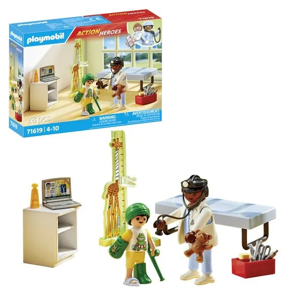 PLAYMOBIL 71619 Kinderarzt Mit Teddybär PLAYMOBIL 71619 Kinderarzt Mit Teddybär