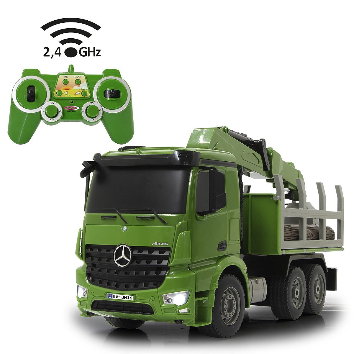 JAMARA Holztransporter Mercedes-Benz Arocs 1:20 2,4GHz ab 6 Jahren JAMARA Holztransporter Mercedes-Benz Arocs 1:20 2,4GHz ab 6 Jahren