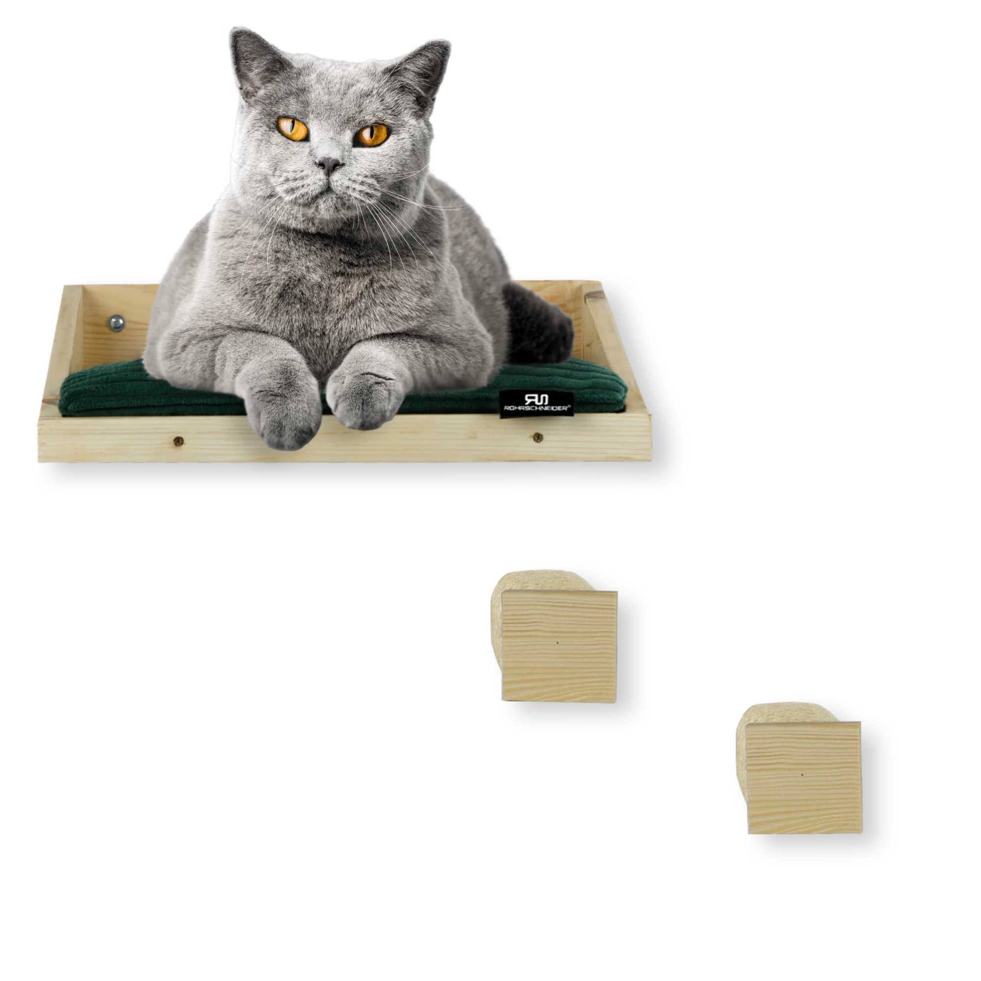 Rohrschneider RS 01139 Katzenkletterwand mit Kissen – Kletterwand
