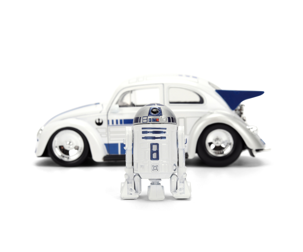 Jada Star Wars R2D2 1959 VW Drag Beetle 1:24 Jada Star Wars R2D2 1959 VW Drag Beetle 1:24