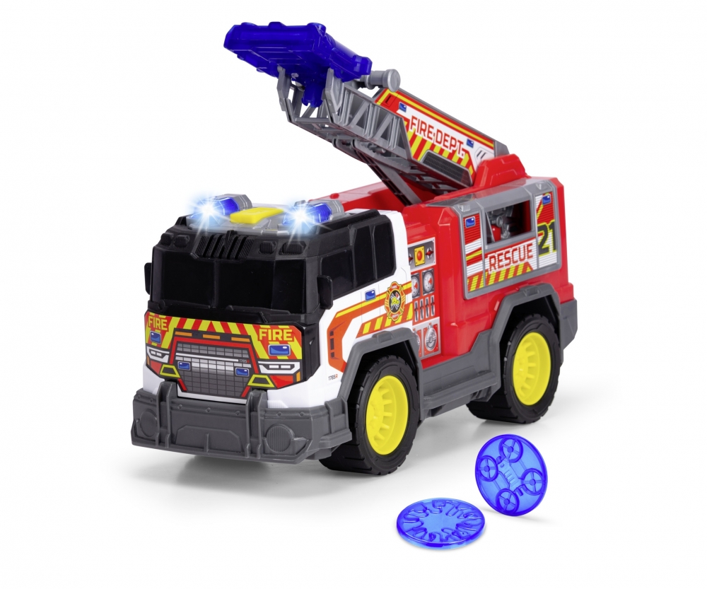 Dickie Toys Fire Rescue Unit 10005193 Spielzeug, Maschine, Rad, Transport, Fahrzeug