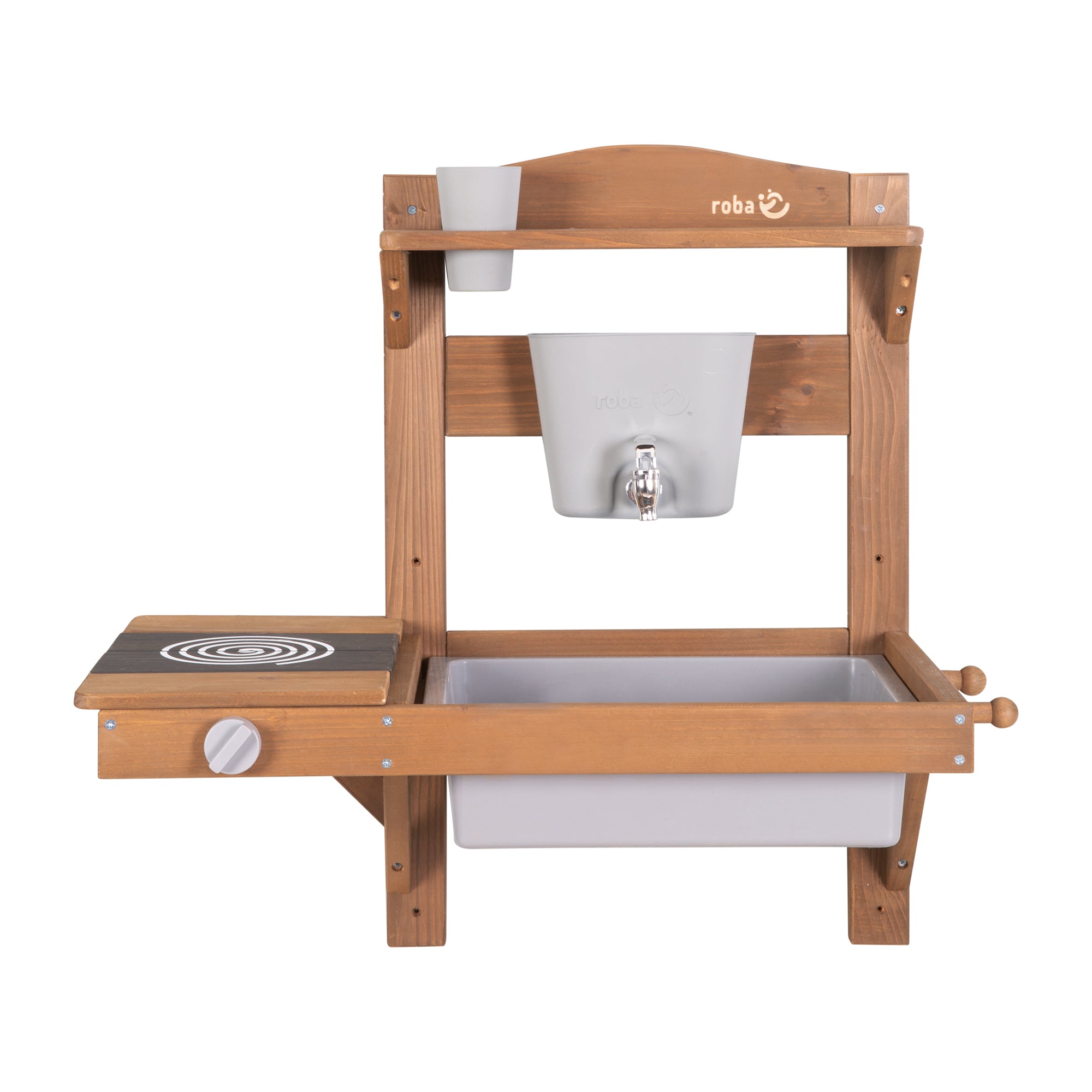 Roba 457001TEZU Spiel- Matschküche zum Hängen teakholz farben – Outdoor FSC - Bild 3 Roba 457001TEZU Spiel- Matschküche zum Hängen teakholz farben – Outdoor FSC - Produktbild 3