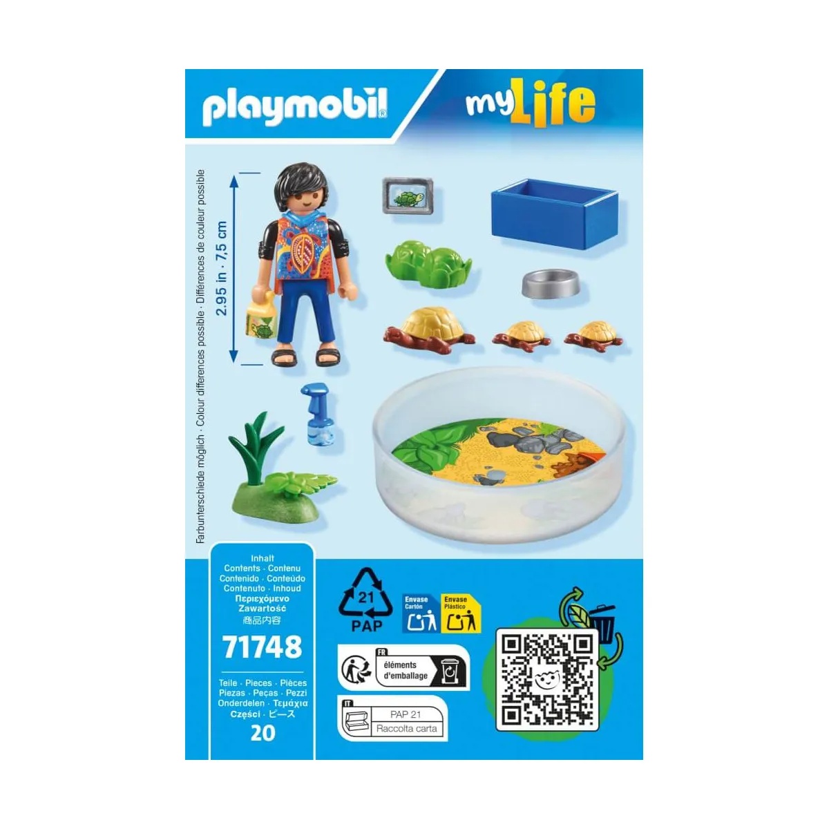 Mittagessen, Werbung, Plakat, QR-Code, Person