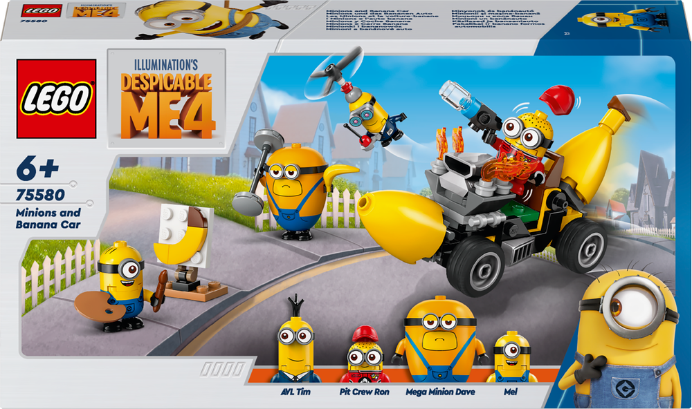 LEGO® Minions und das Bananen Auto 75580 Spielzeug