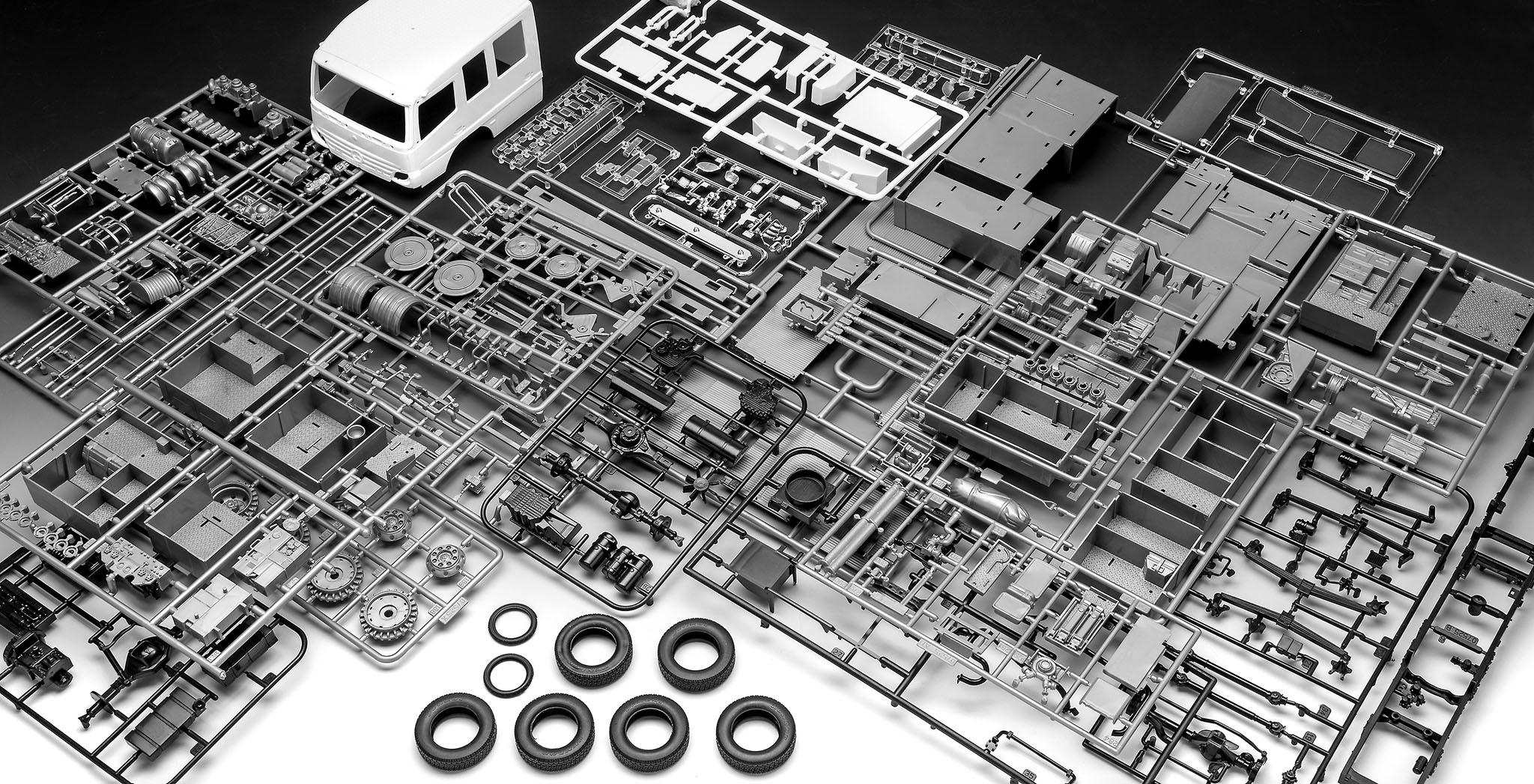 Revell 07404 Schlingmann LF 20/16 Modellbausatz CAD-Diagramm, Diagramm, Architektur, Gebäude