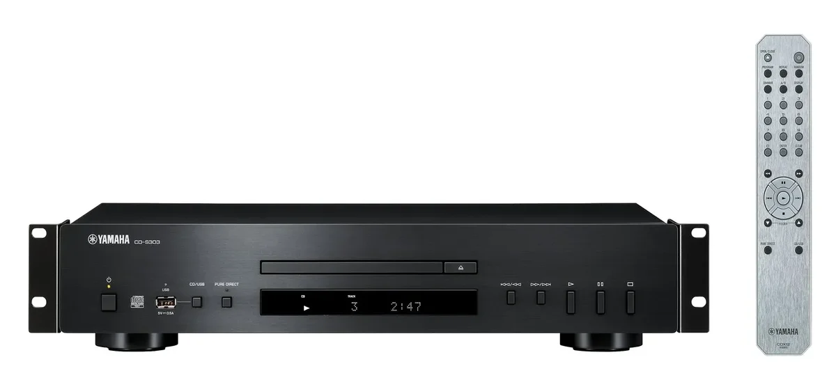 Yamaha CD-S303 Cd-player schwarz (cd,pure direct, intelligent digital servo, usb,schwarz)