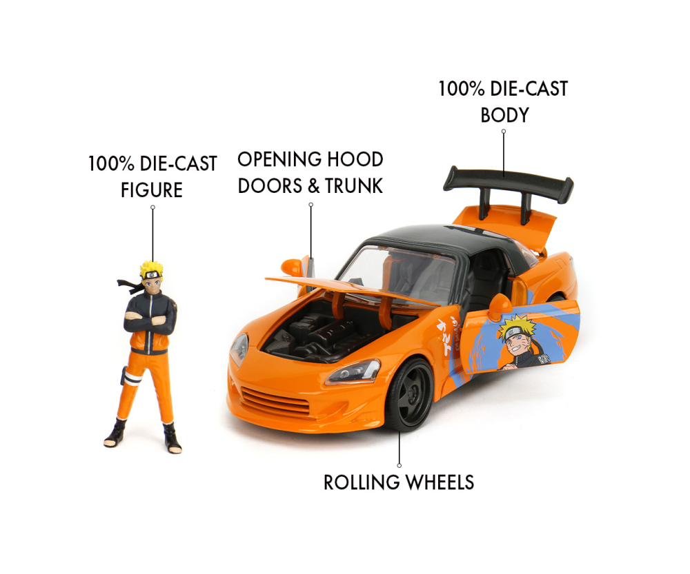 Jada Naruto 2001 Honda S2000 1:24