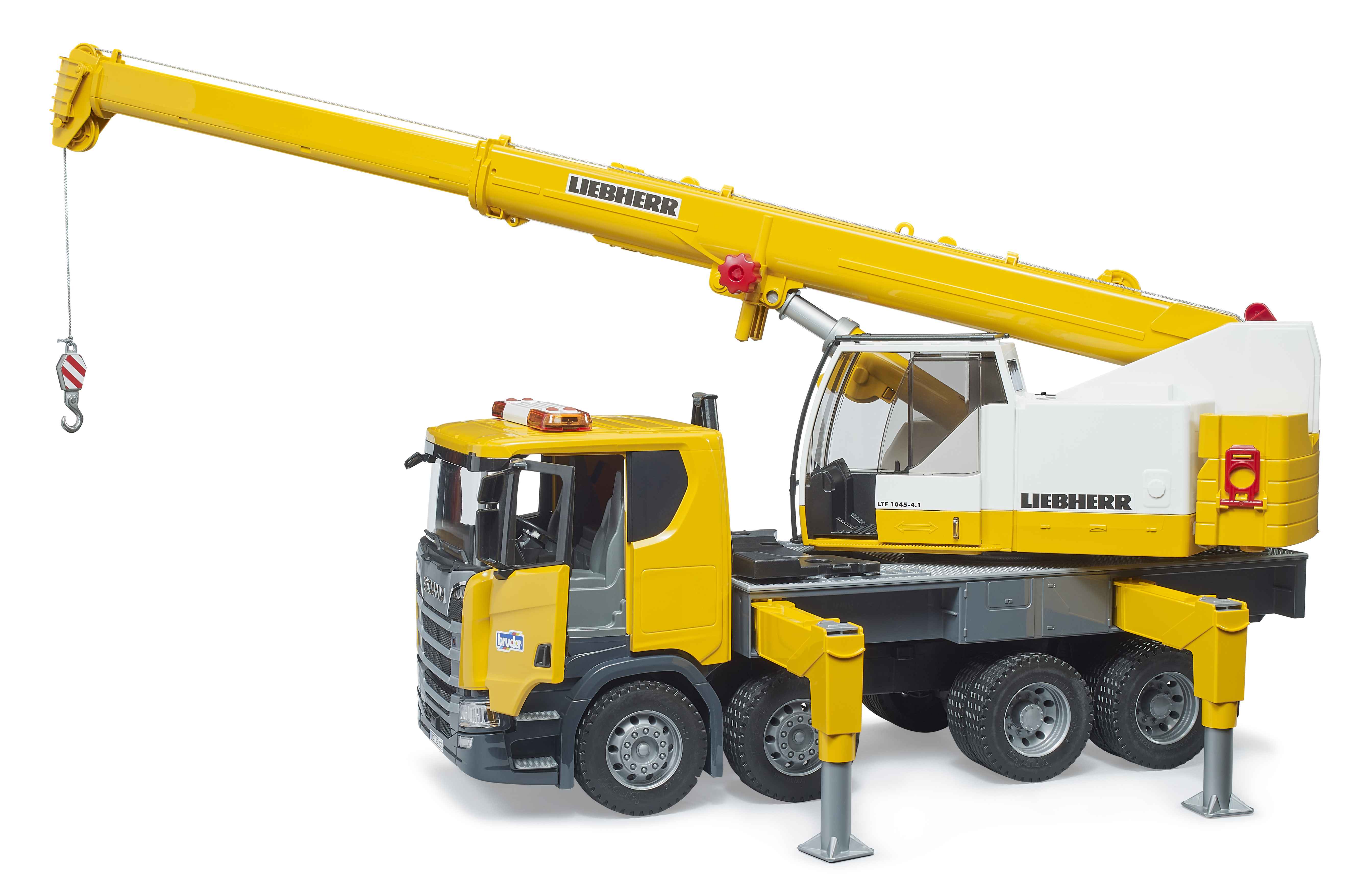 BRUDER 03571 - Scania Super 560R Liebherr Kran-LKW mit Light & Sound Modul - Bild 5
