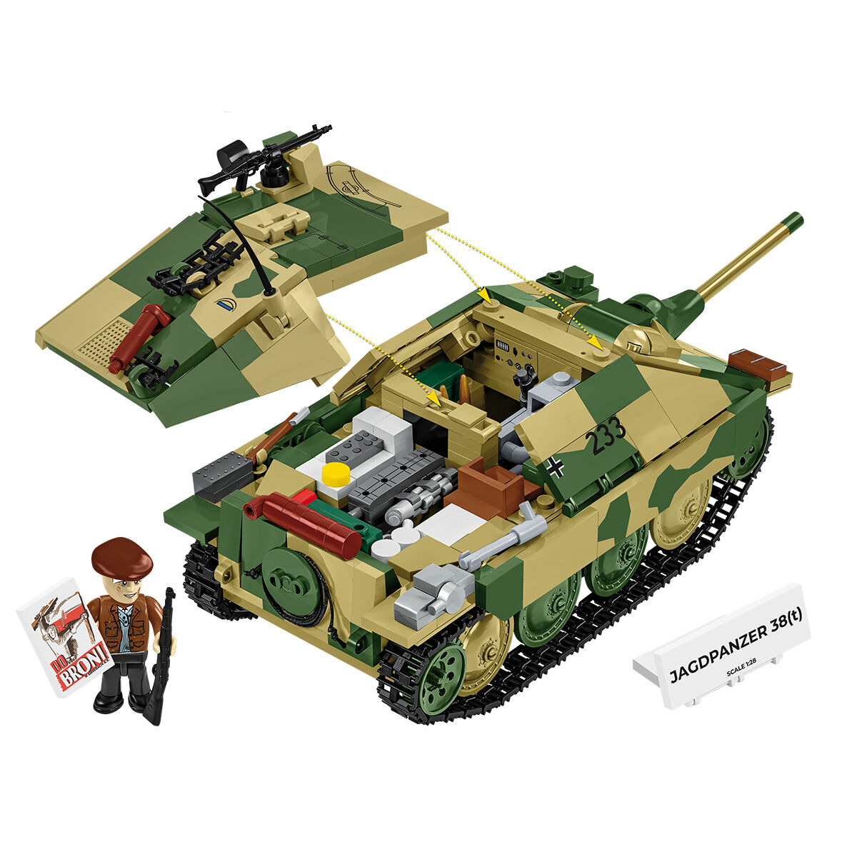 COBI 2670 - Jagdpanzer 38(T) "BRAVE" - Bild 8 COBI 2670 - Jagdpanzer 38(T) "BRAVE" - Bild 8
