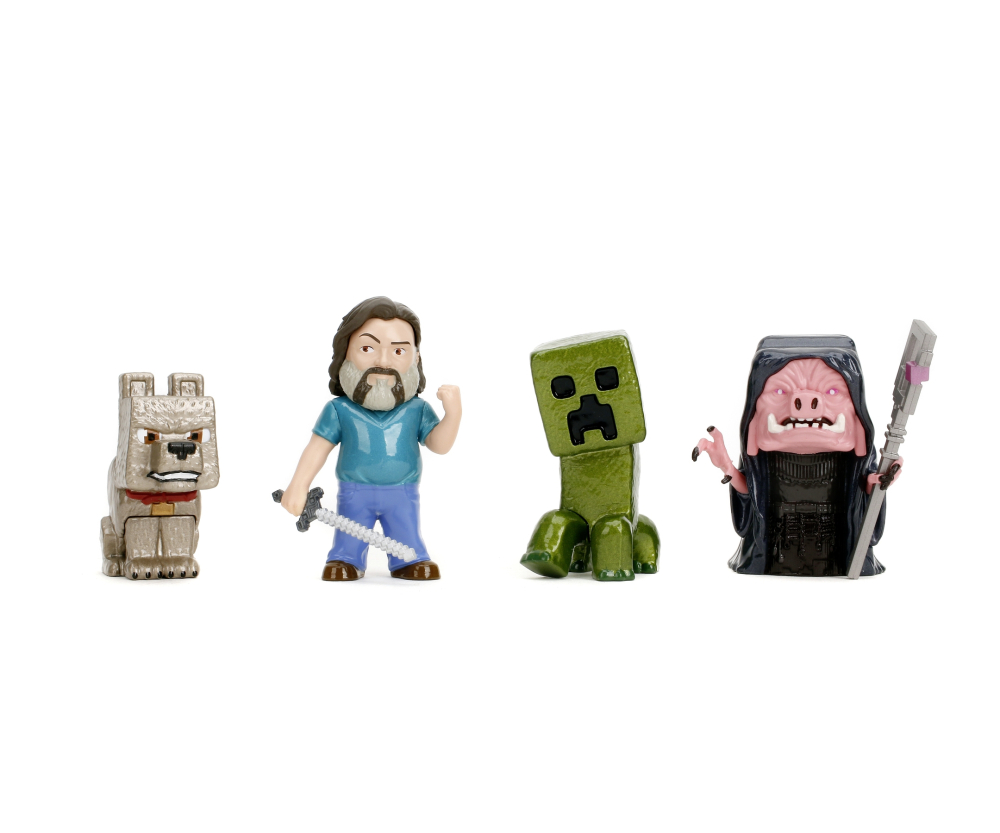 Jada Minecraft Movie 4-Pack 2,5" Figures Jada Minecraft Movie 4-Pack 2,5" Figures