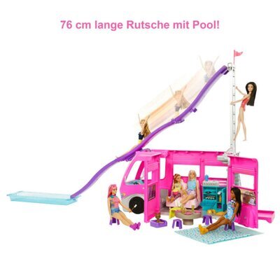 Barbie, Super, Abenteuer, Camper, Mit, Zubehö, HCD46, Person, Spielbereich, Spielzeug