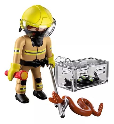 PLAYMOBIL 71882 Schlangenrettung Mutiger Feuerwehreinsatz mit Tierrettung PLAYMOBIL, 71882, Schlangenrettung, Mutiger, Feuerwehreinsatz, mit, Tierrettung