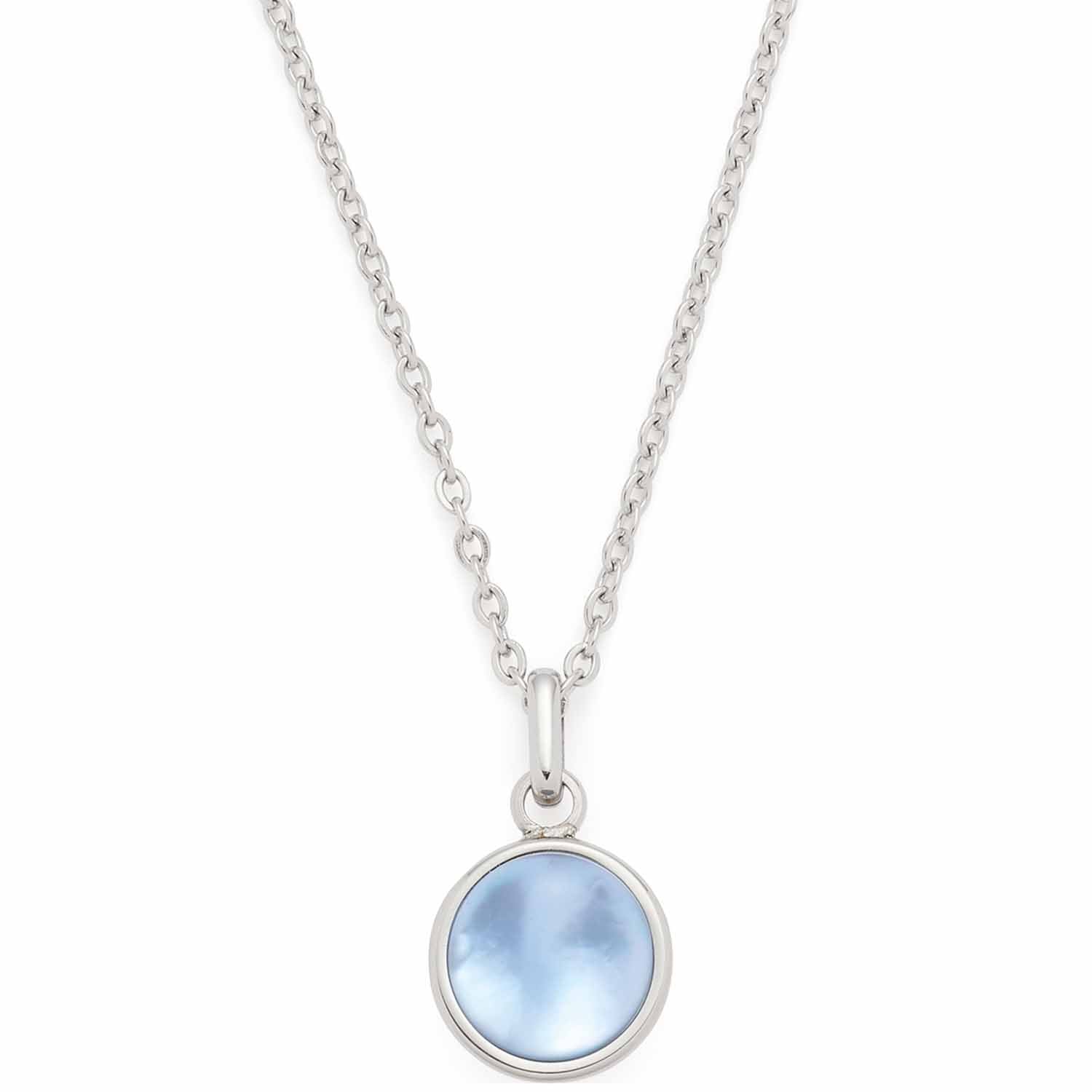 LeonardoHalskette 45 Bea grey blue LeonardoHalskette 45 Bea grey blue