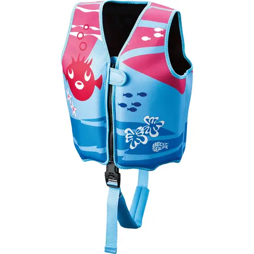 BECO unisex Kinder-Schwimmweste blau, pink Größe M BECO unisex Kinder-Schwimmweste blau, pink Größe M