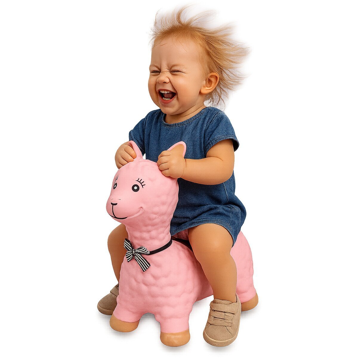 JAMARA Hüpftier Lama HoppyDoo rosa mit Pumpe ab 12 Monaten JAMARA Hüpftier Lama HoppyDoo rosa mit Pumpe ab 12 Monaten