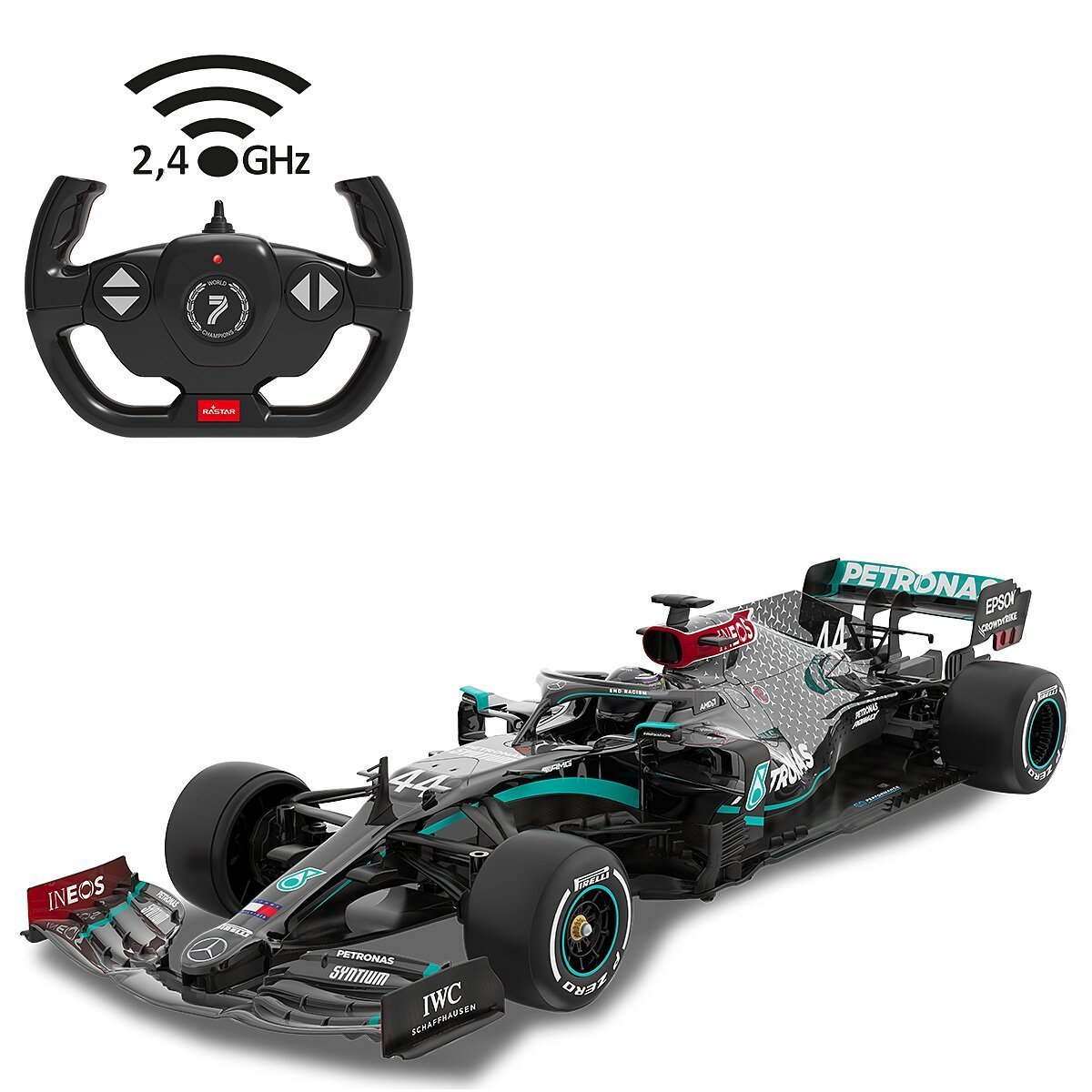JAMARA Mercedes-AMG F1 W11 EQ Performance 1:12 schwarz 2,4GHz ab 6 Jahren JAMARA Mercedes-AMG F1 W11 EQ Performance 1:12 schwarz 2,4GHz ab 6 Jahren