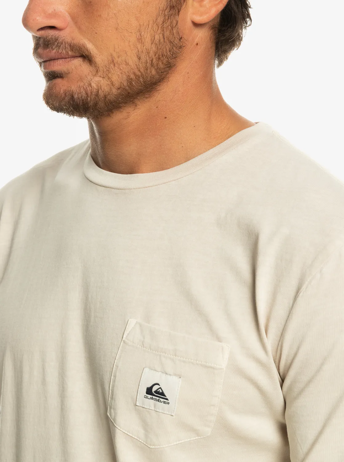 Quiksilver Sub Mission - Taschen-T-Shirt für Männer Hellbeige GR. XL