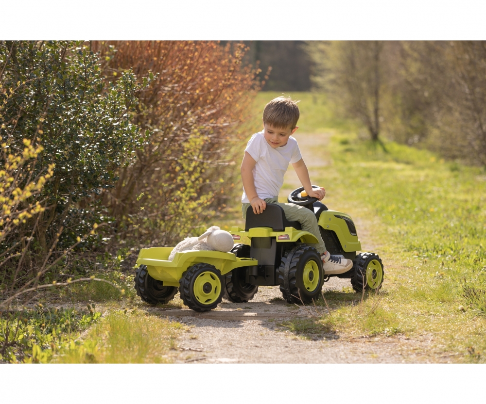 Smoby Smoby Traktor Farmer XL Grün+Anhänger