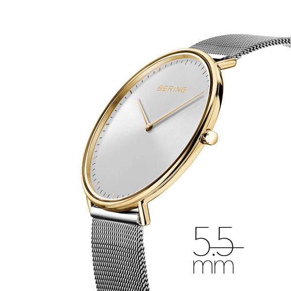 Bering 15739-010 Damenuhr, Milanaise, Silber Bering 15739-010 Damenuhr, Milanaise, Silber