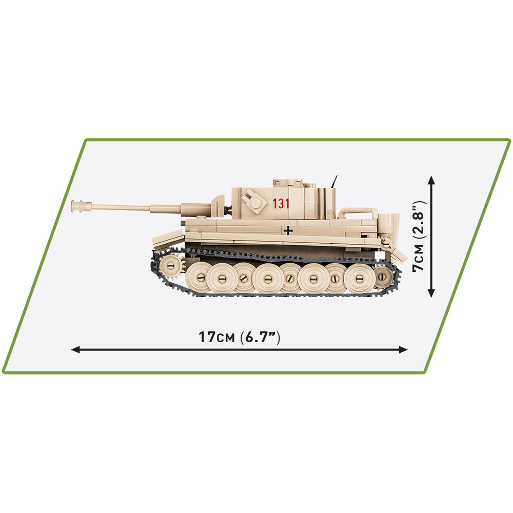 COBI 2710 - PZKPFW VI TIGER ''131'' SCALE 1:48 - Bild 5 COBI 2710 - PZKPFW VI TIGER ''131'' SCALE 1:48 - Bild 5