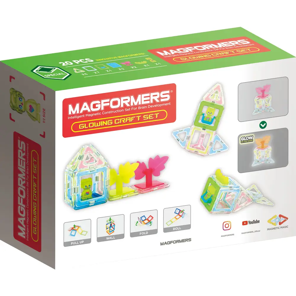 Magformers Glowing Craft Set Magformers Glowing Craft Set
