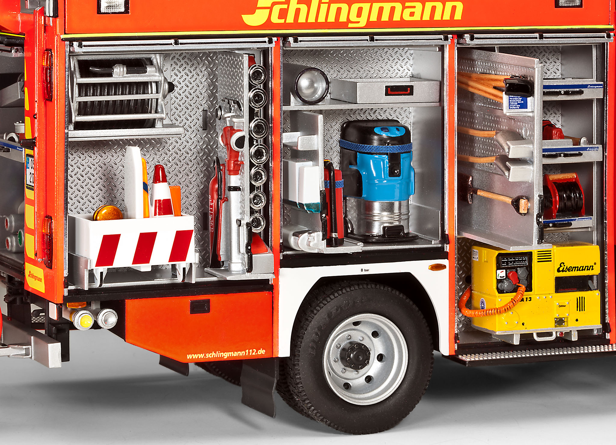 Revell 07404 Schlingmann LF 20/16 Modellbausatz Transport, Lastwagen, Fahrzeug, Maschine, Rad