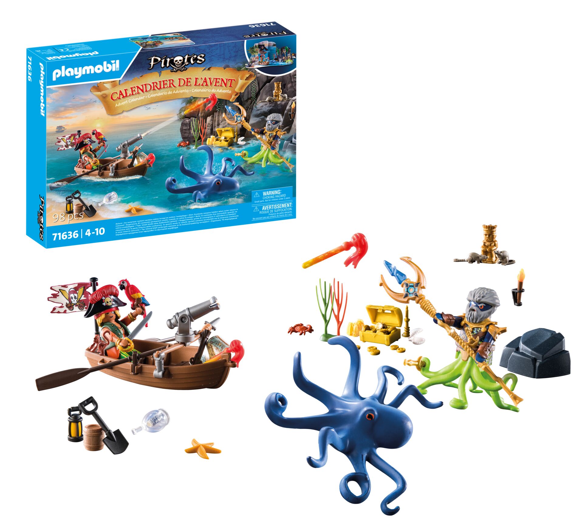 PLAYMOBIL 71636 Adventskalender: Piraten