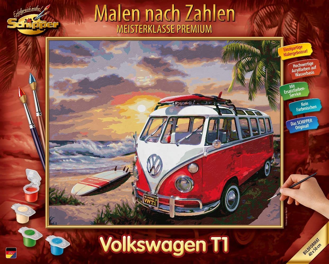 Werbung, Plakat, Pinsel, Werkzeug, Auto
