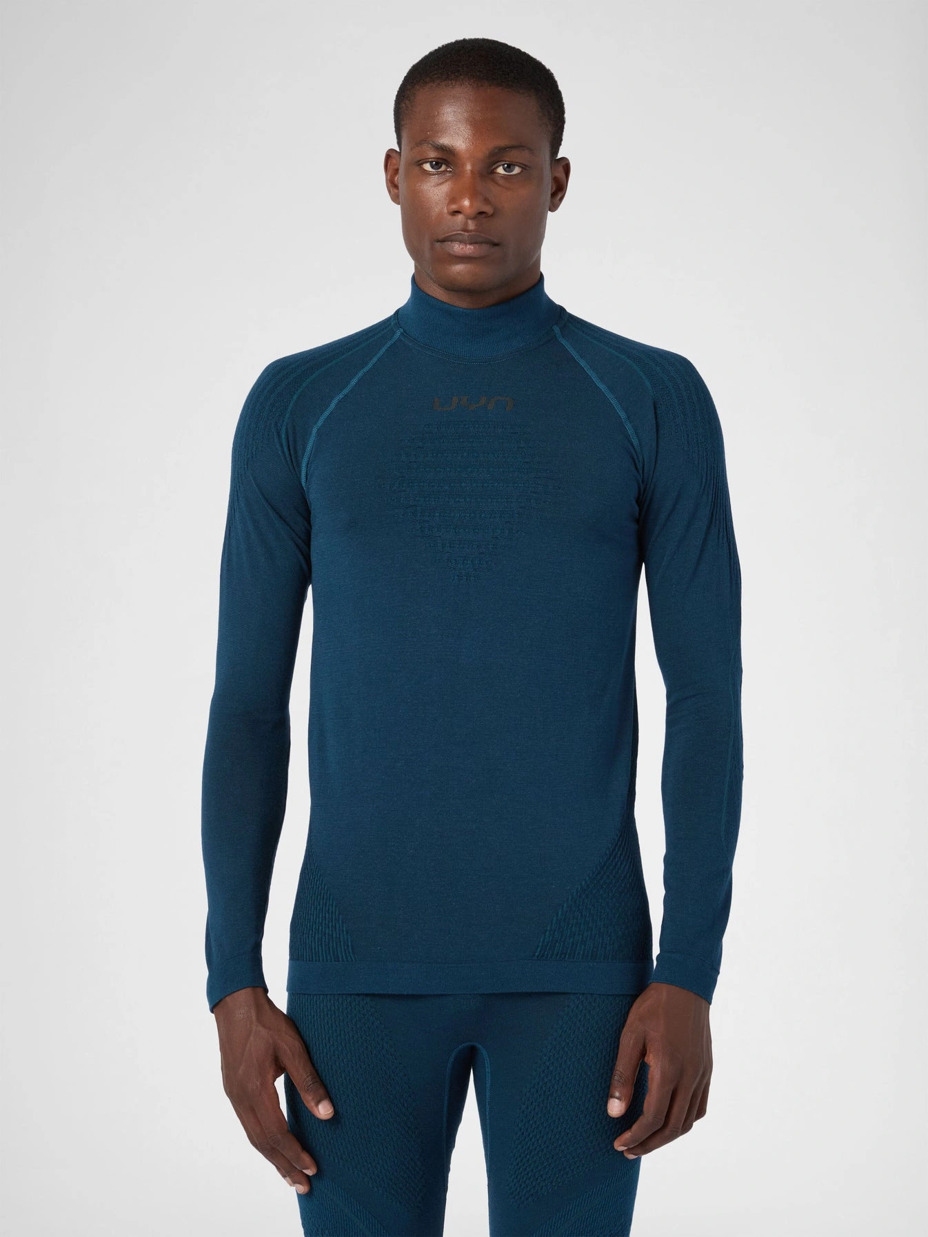 UYN Herren Evolutyon Biotech UW Shirt LG_SL Turtle Neck U100499K662 - Blau Poseidon GR. L/XL