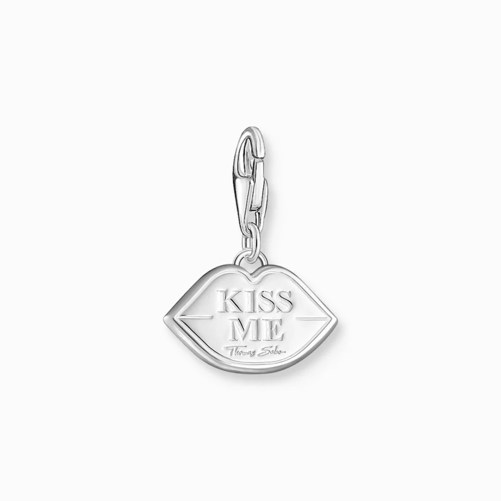 Thomas Sabo Anhänger Charm-Club Kussmund Rot Silber 2068-664-10 Thomas Sabo Anhänger Charm-Club Kussmund Rot Silber 2068-664-10