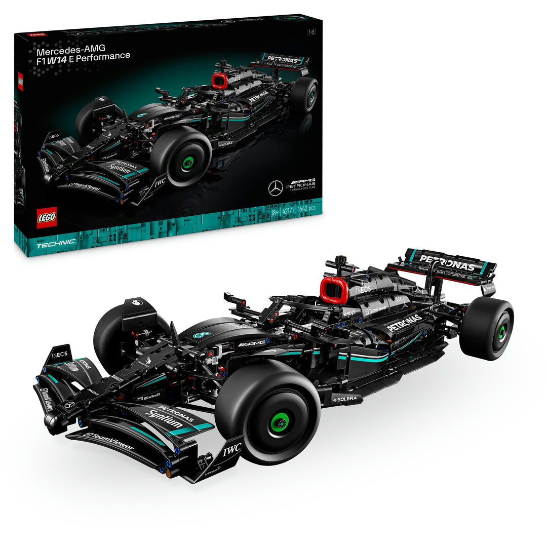 LEGO® icons Mercedes-AMG F1 W14 E Performance 42171 Autorennen, Auto, Formel Eins, Fahrzeug, Rad
