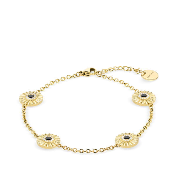 Bering 11435-732-GWP Damen Uhren Set, Armband+uhr Bk/Go