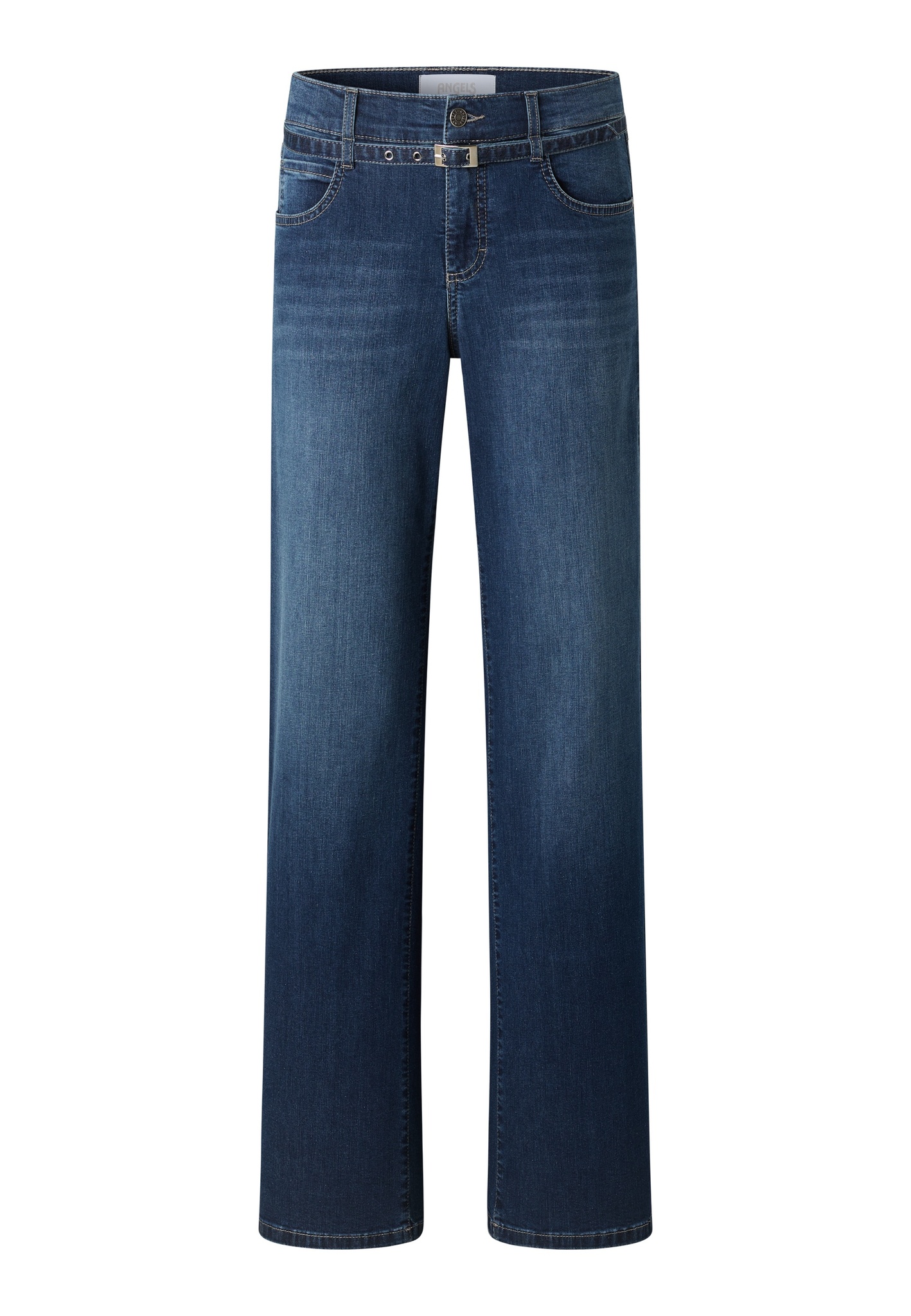 ANGELS 332256530 Damen Jeans Liz City Wide Leg - Dunkelblau