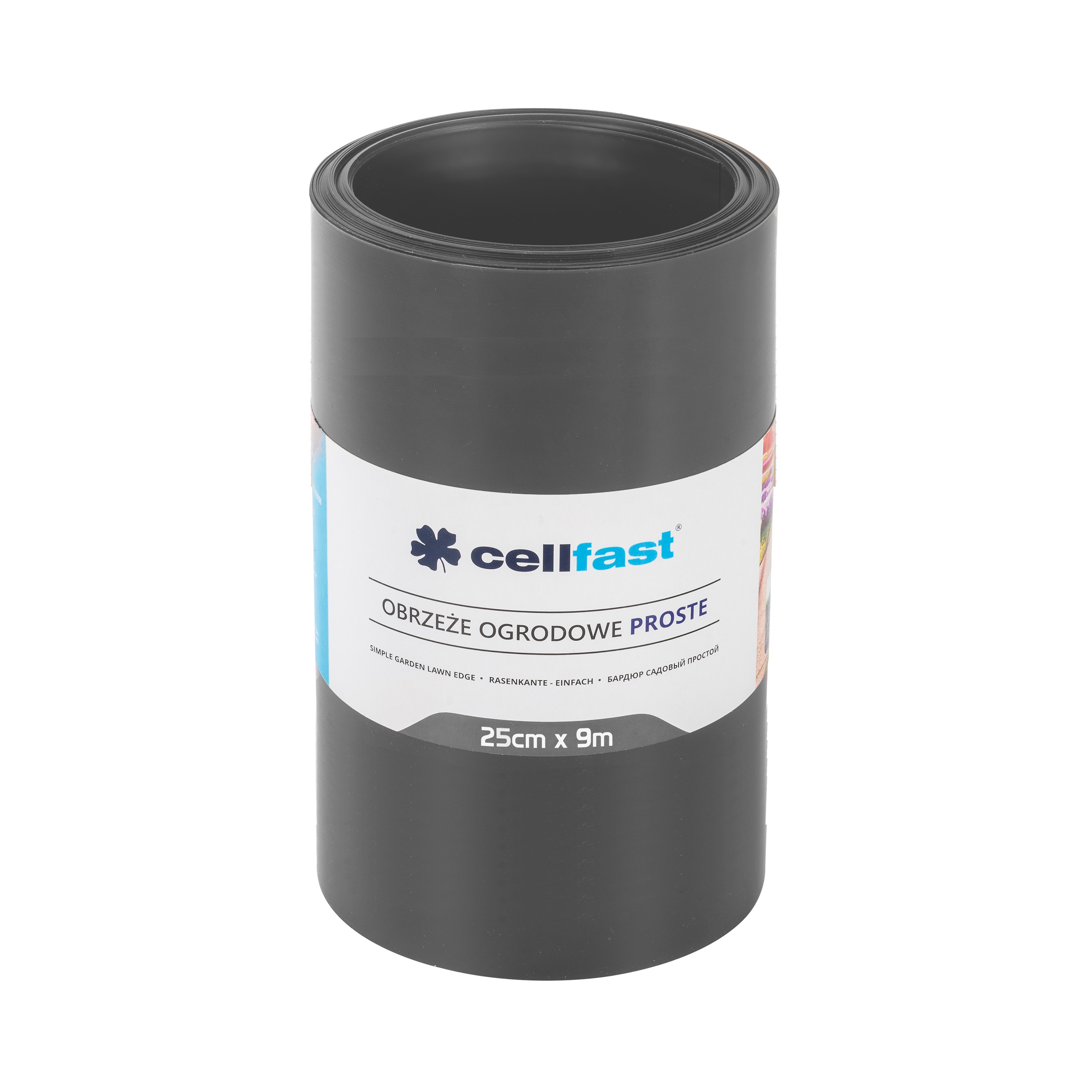 Cellfast Rasenkante - gerade /graphit/ 25 cm x 9 m