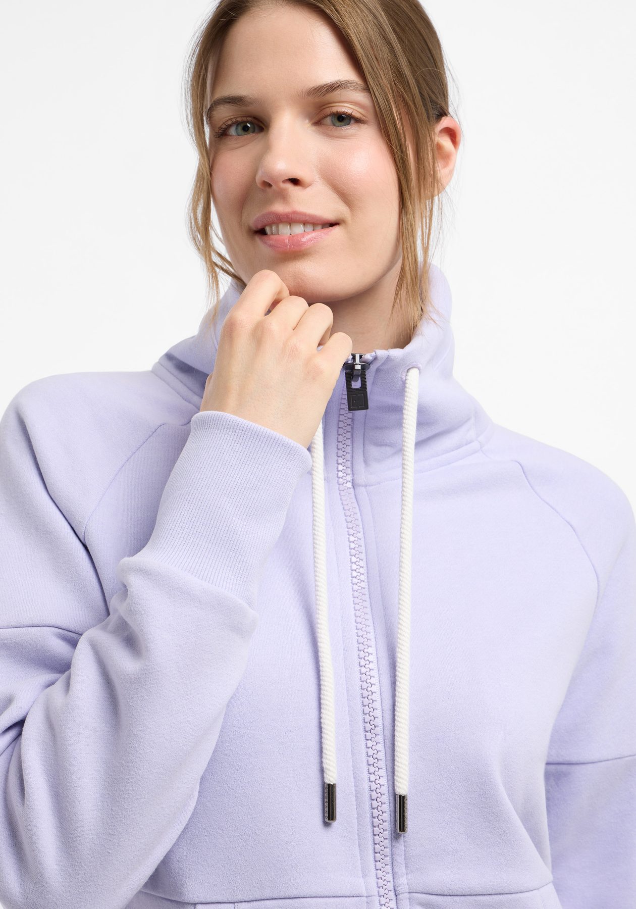 Elbsand Ainele Sweatjacke in Hellpurple