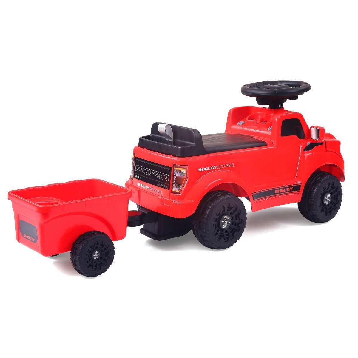 JAMARA Rutscher Shelby Ford F-150 Raptor mit Anhänger rot ab 18 Monaten JAMARA Rutscher Shelby Ford F-150 Raptor mit Anhänger rot ab 18 Monaten