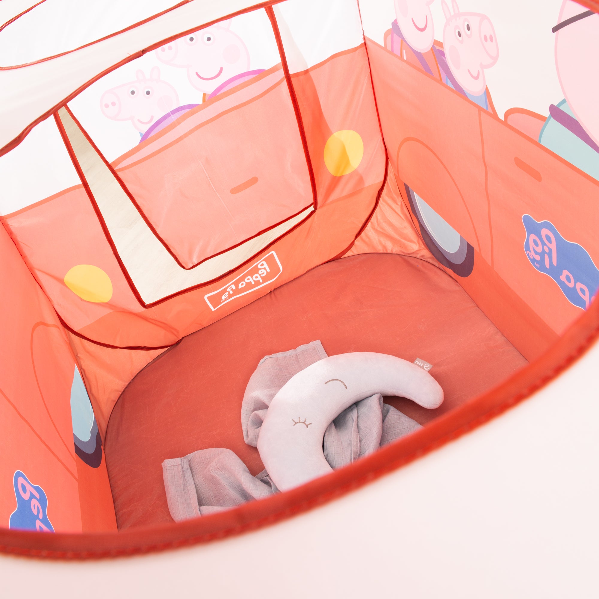 Roba 98353PP1 Pop Up Spielbus Peppa Pig rot – Spielen & Spaß - Bild 5 Roba 98353PP1 Pop Up Spielbus Peppa Pig rot – Spielen & Spaß - Produktbild 5