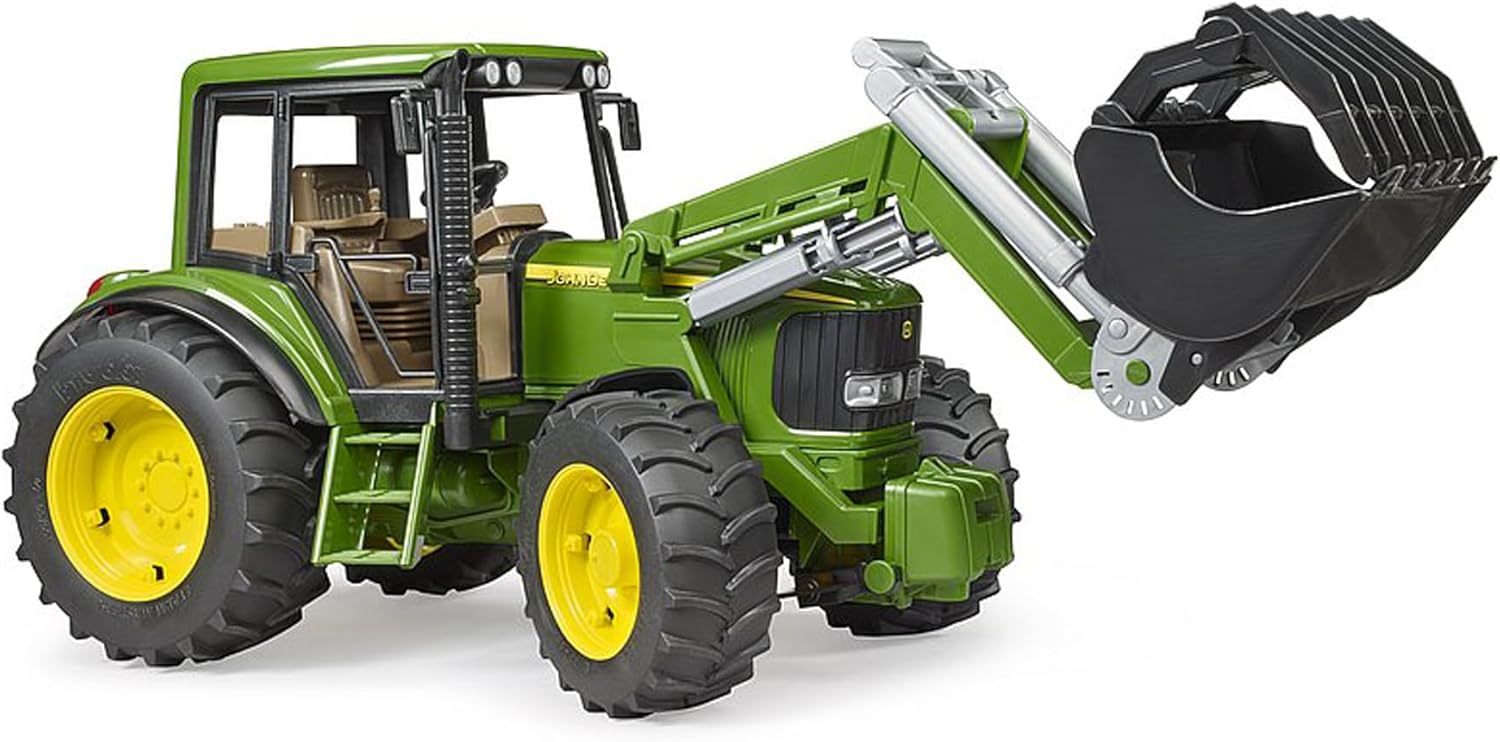 Bruder 02052 John Deere 6920 mit Frontlader Maschine, Rad, Bulldozer