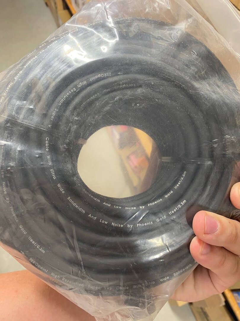 Phoenix Gold DRx. 930 Coaxial digital audio cable (3-meter) Made in USA Reifen, Spule, Spirale