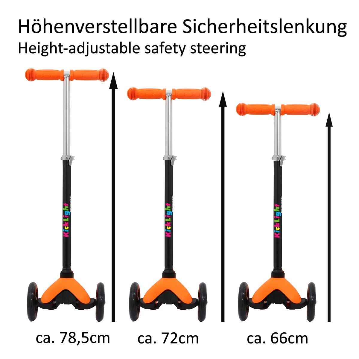 JAMARA KickLight Scooter orange