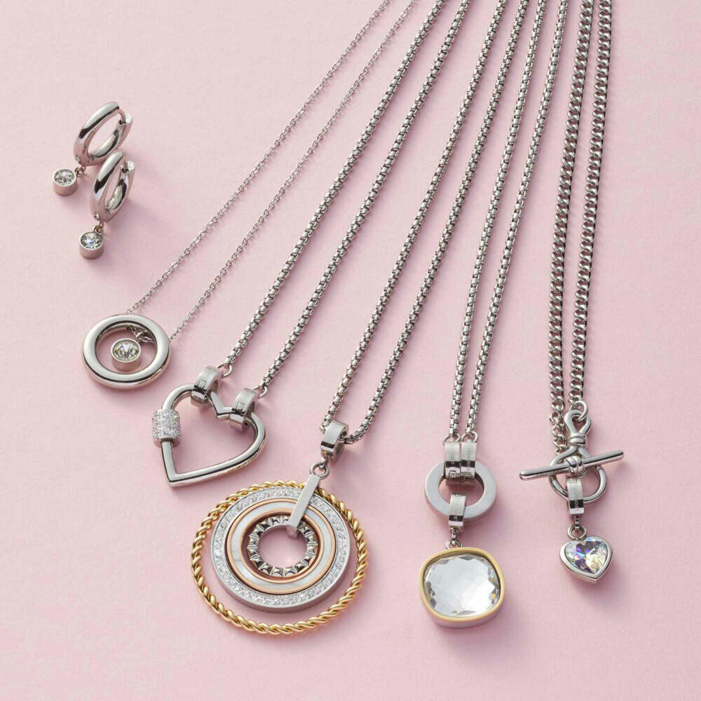 Leonardo 21804 Halskette 45 Minou Clip&Mix Zubehor, Schmuck, Halskette, Anhänger, Ohrring